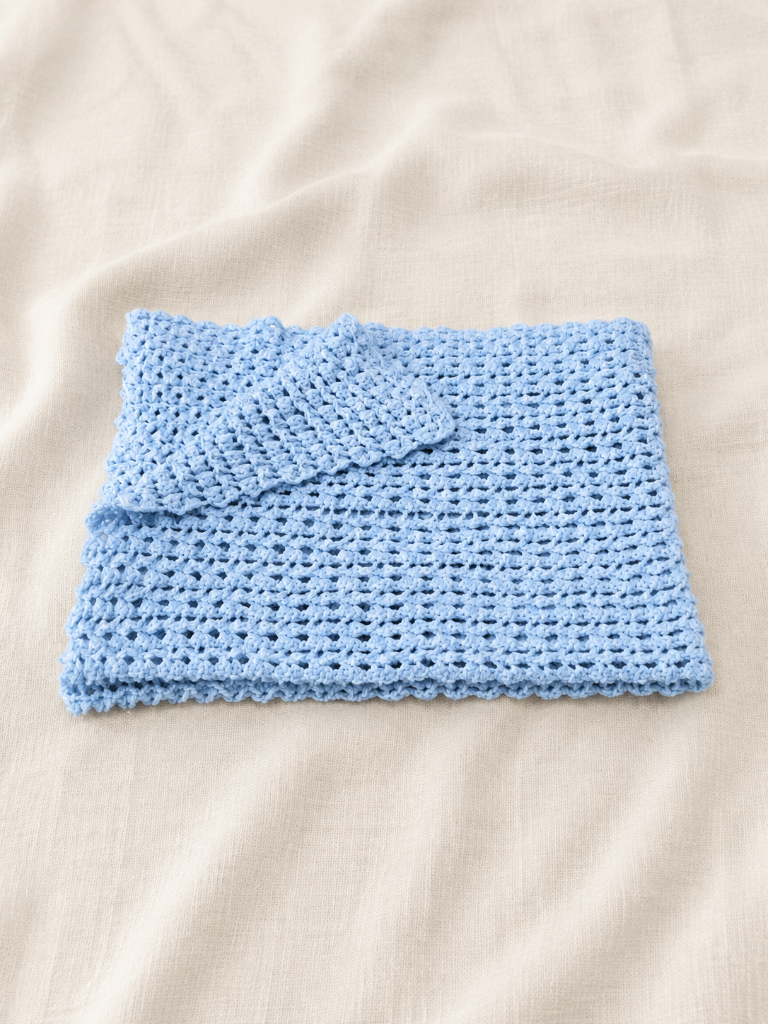 Blue Baby Blanket / Lap Throw